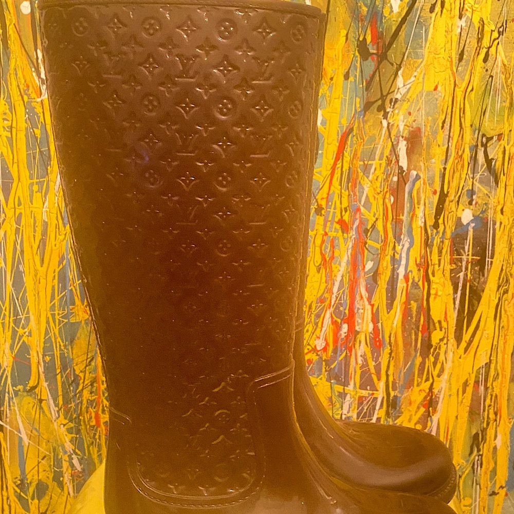 Louis Vuitton Splash Monogram rain boots